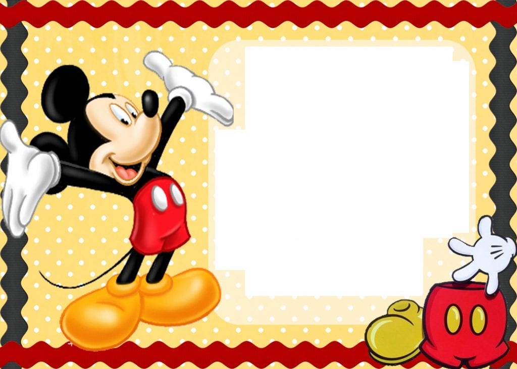 Disney's Mickey Mouse Clip Art Border