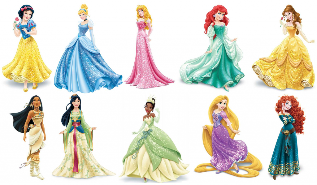 Disney Princesses Clip Art (Source: clipartix.com)