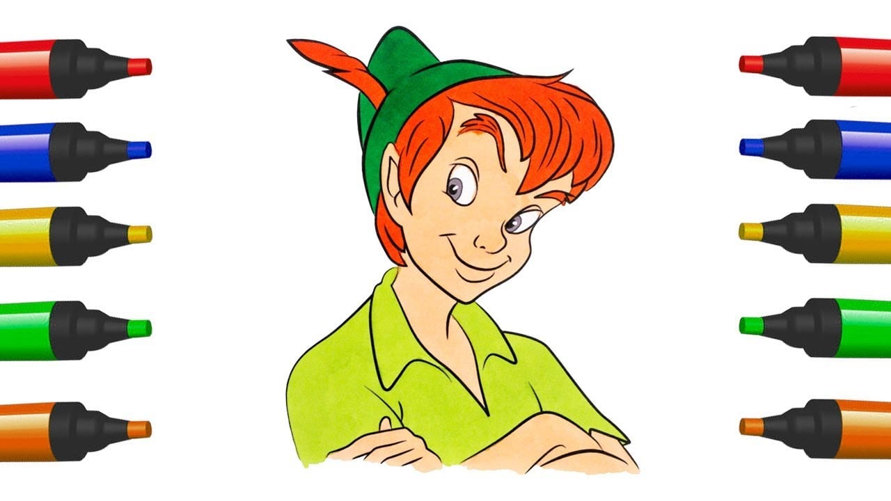 Peter Pan Coloring Source: Toy Art on YouTube