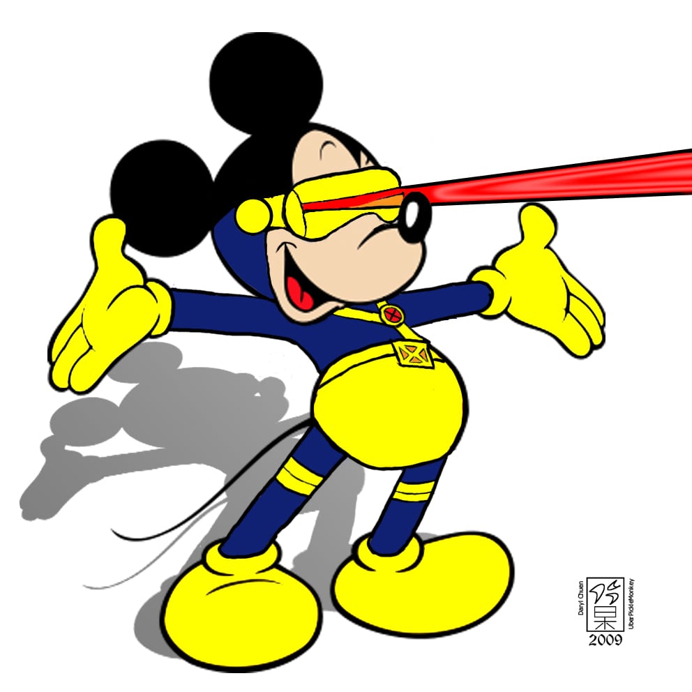 Mickey Mouse as X-Men