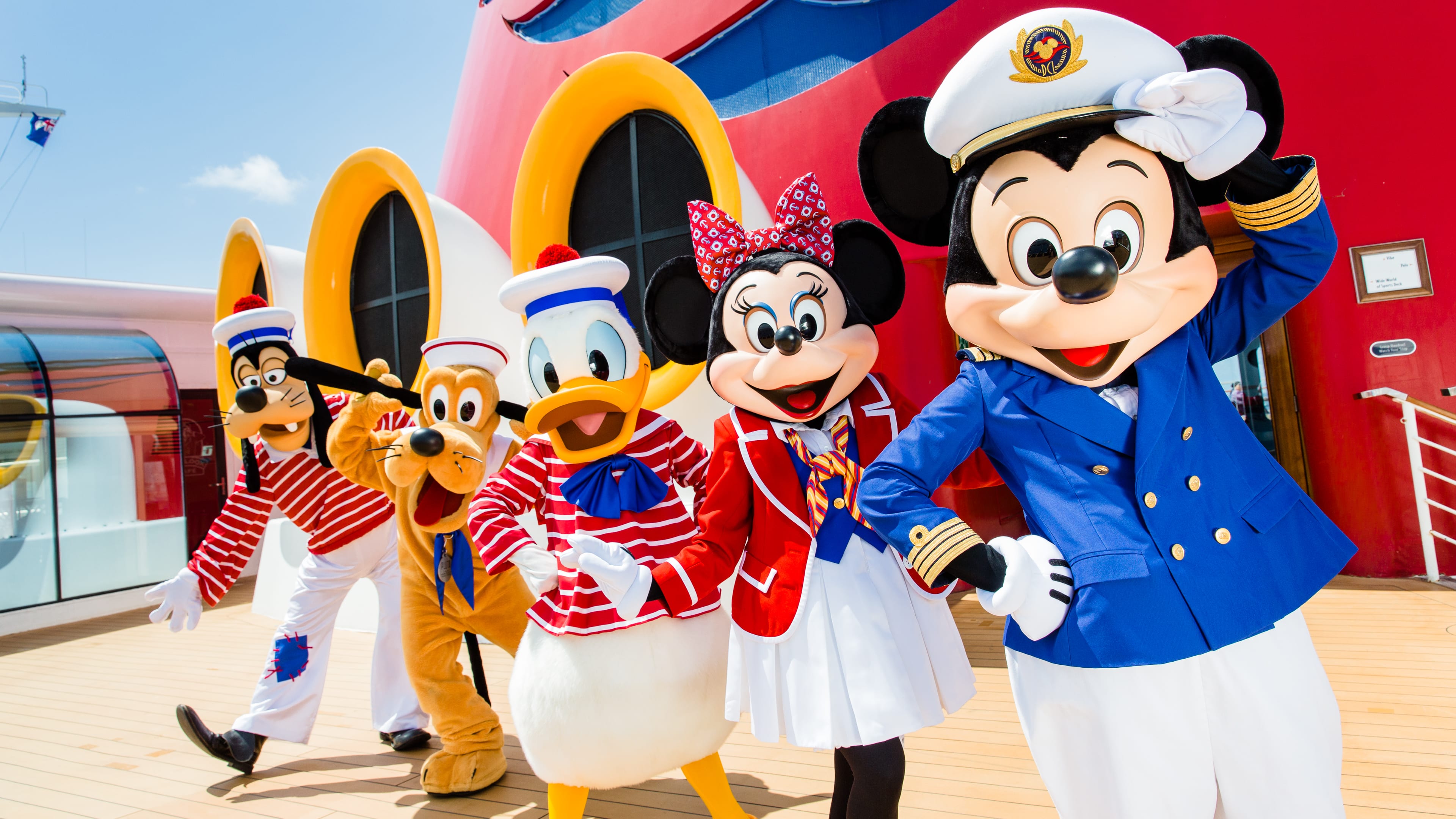 Mickey and the Gang on the Disney Cruise Line