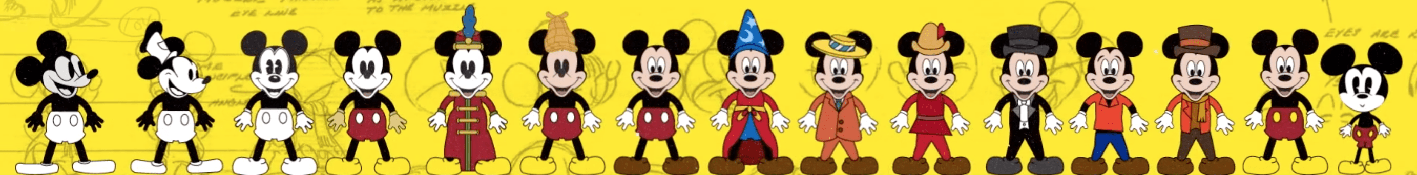 How Mickey Mouse Has Changed Over Time (Video)