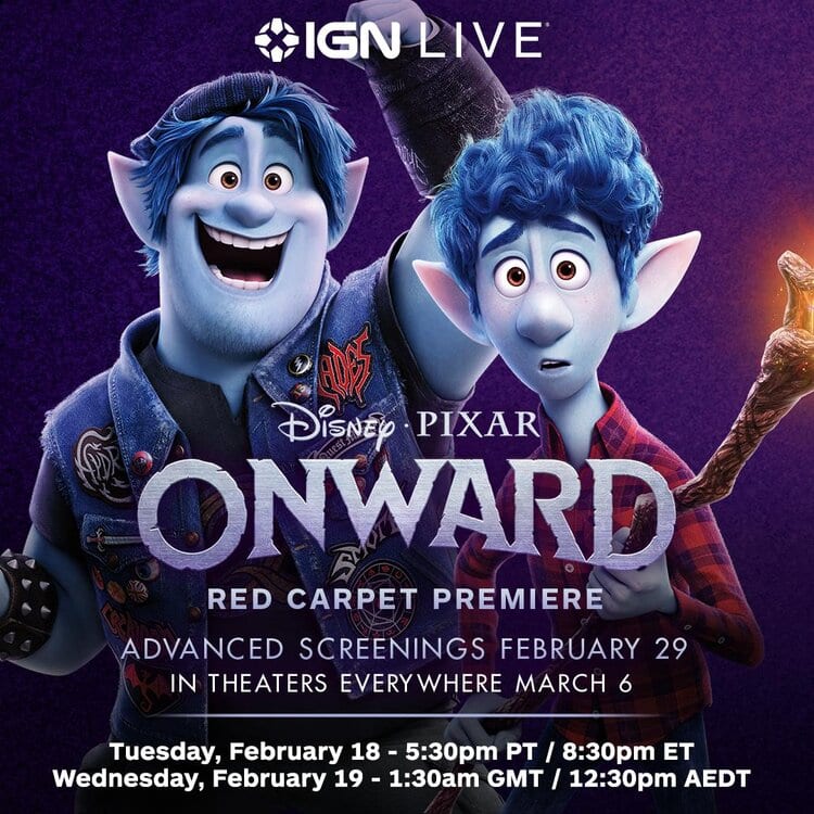 IGN LIVE Pixar's Onward Premiere