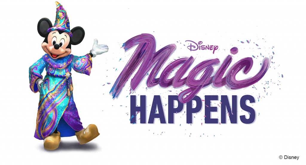 Disneyland Magic Happens Parade Logo