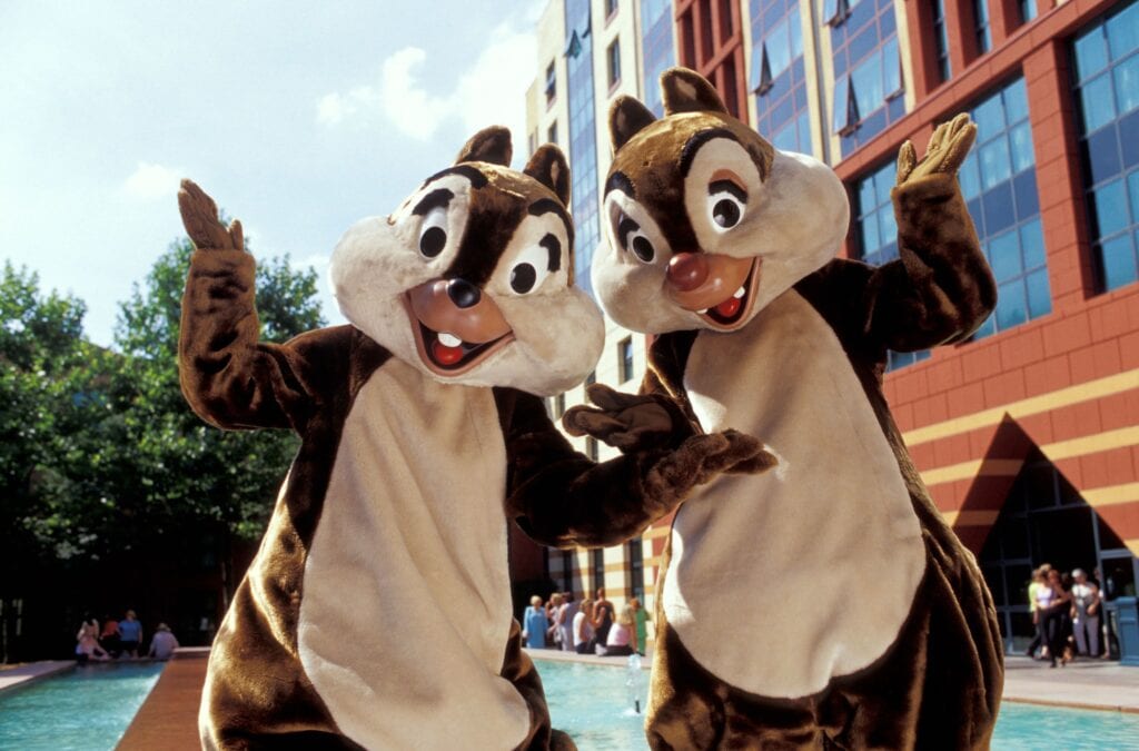 Chip and Dale Ask, "What's the difference between a blockout and a blackout?"