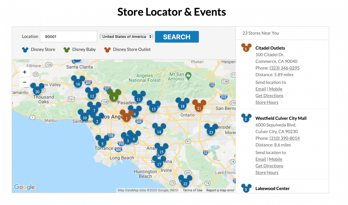 Disney Store Near Me How to Find the Closest Disney Stores D Is For