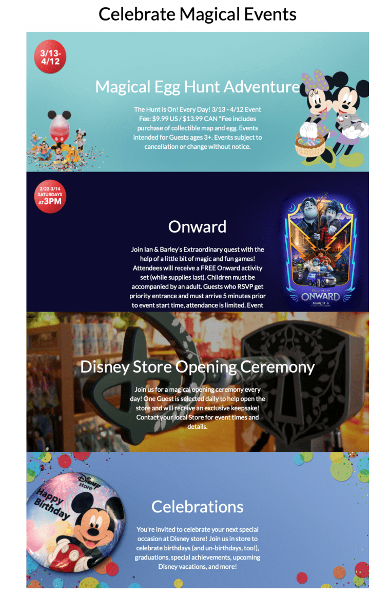 Disney Store Near Me How to Find the Closest Disney Stores D Is For