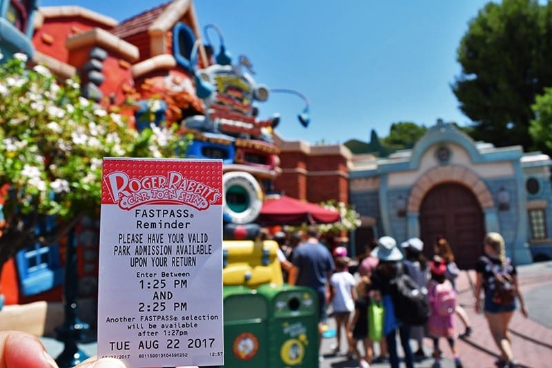 FASTPASS Reservations Paper Ticket [Source: Undercover Tourist]