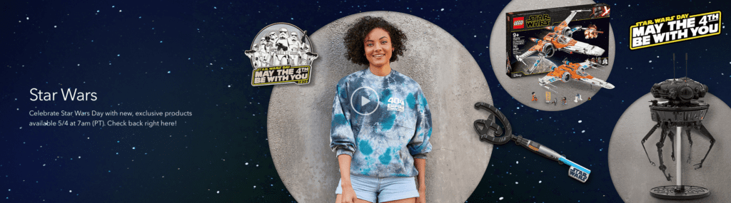 Star Wars Day Merchandise 2020 [Source: Shop Disney]
