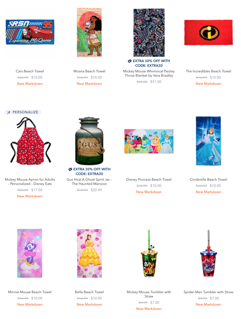 Home Goods from Disney Summer Sales Event 2020 [Source: ShopDisney]