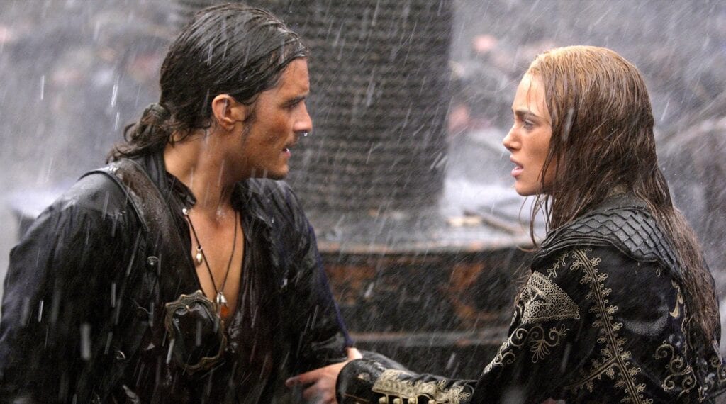 Elizabeth and William in Pirates of the Caribbean: At World's End [Source: Disney Pirates of the Caribbean]