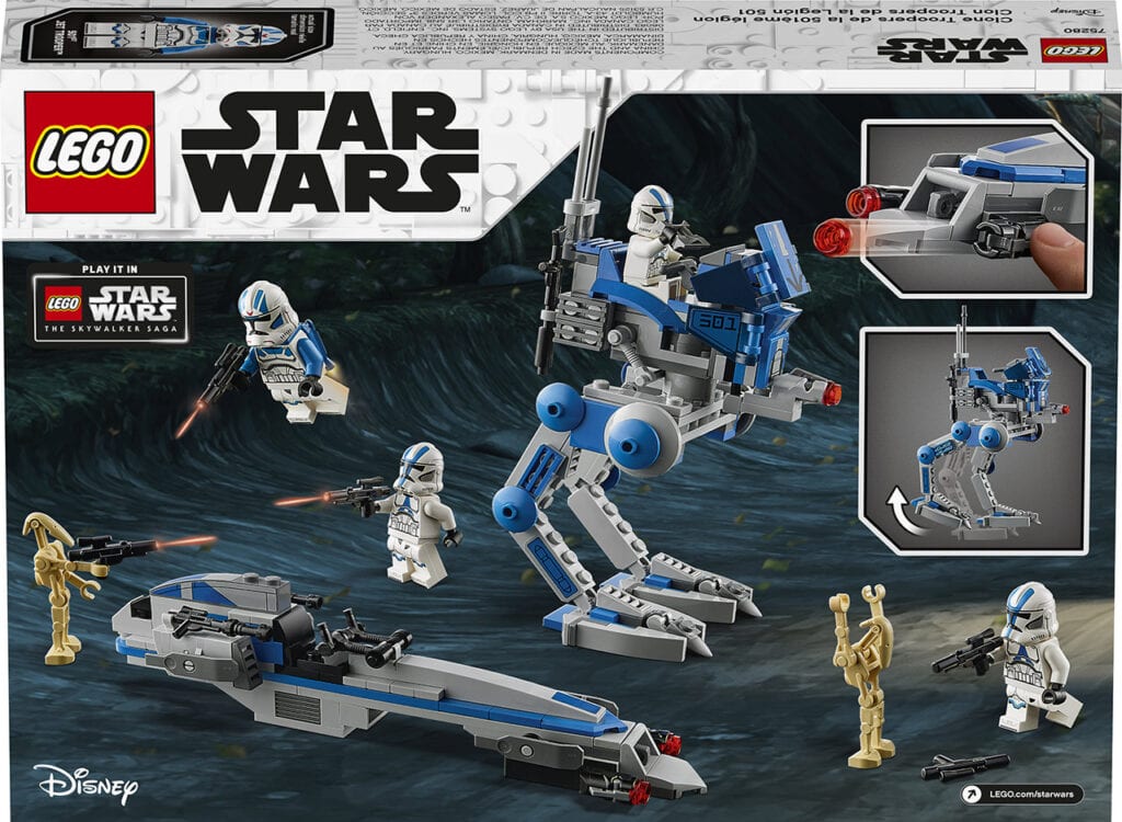 LEGO Star Wars: 501st Legion Clone Troopers [Source: Star Wars]