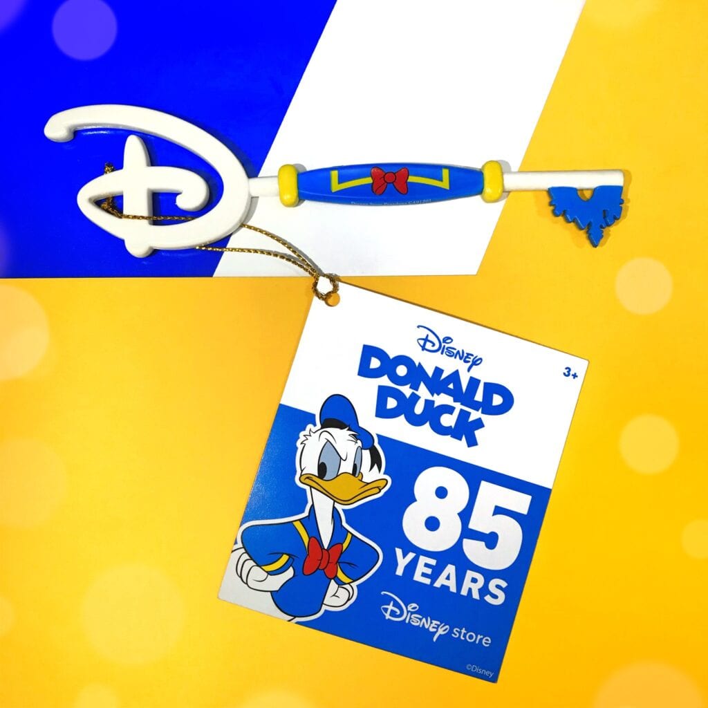 Donald Duck Disney Store Key [Source: ShopDisney UK via Facebook]