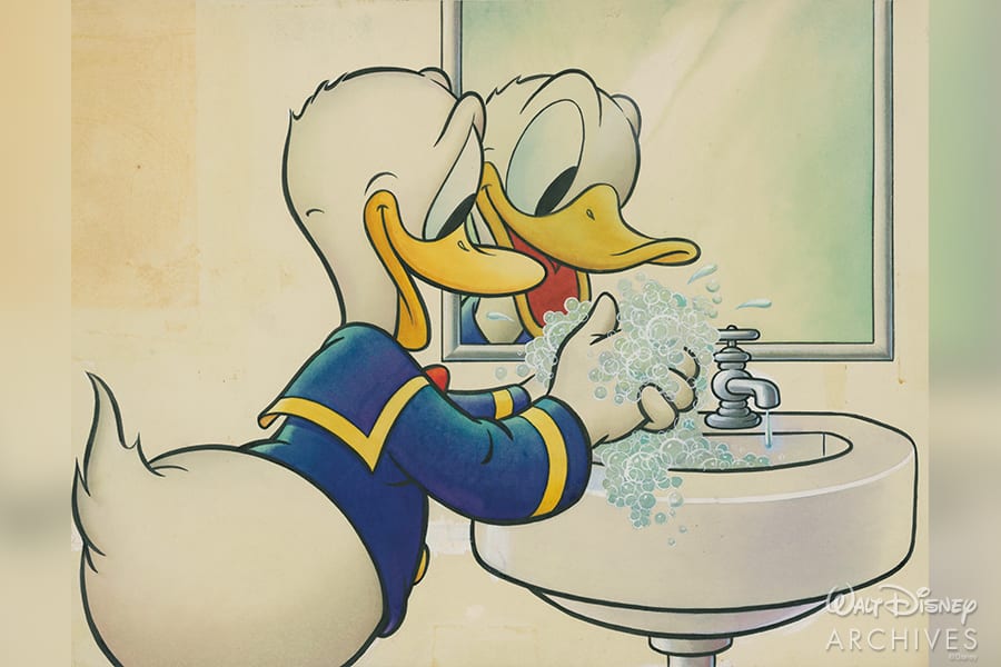 Donald Duck [Source: The Walt Disney Archives]