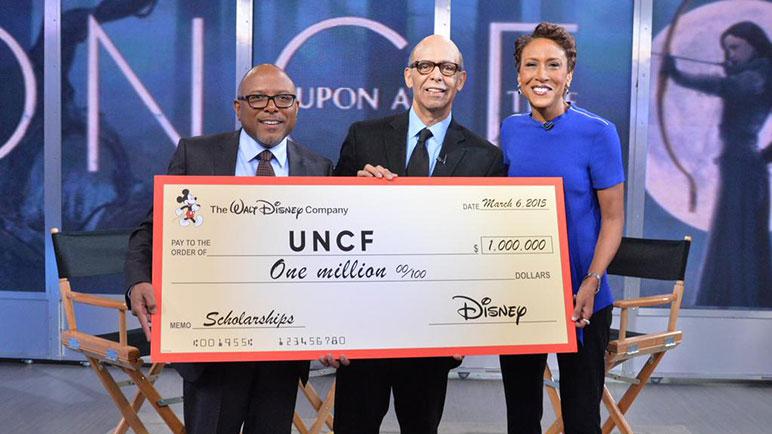 Disney Donates to UNCF [Source: The Walt Disney Company]