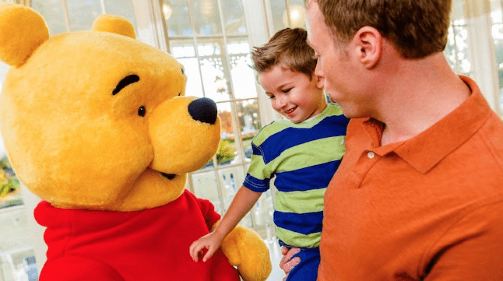 Winnie the Pooh Bear Character Breakfast at WDW [Source: Walt Disney World]