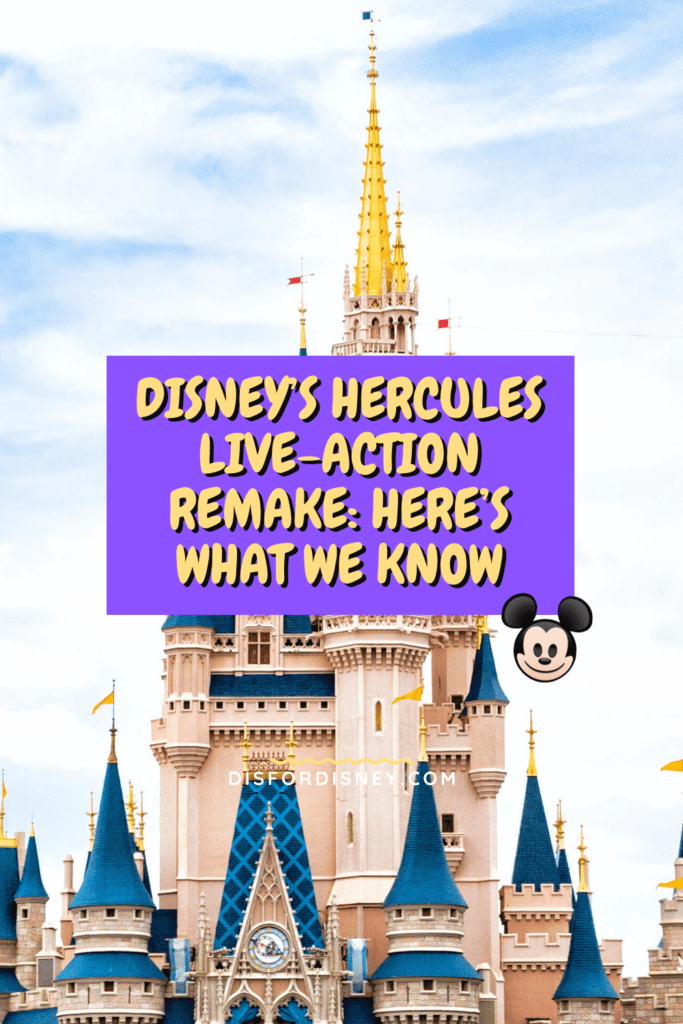 Pinterest Pin for Disney’s Hercules Live-Action Remake: Here’s What We Know