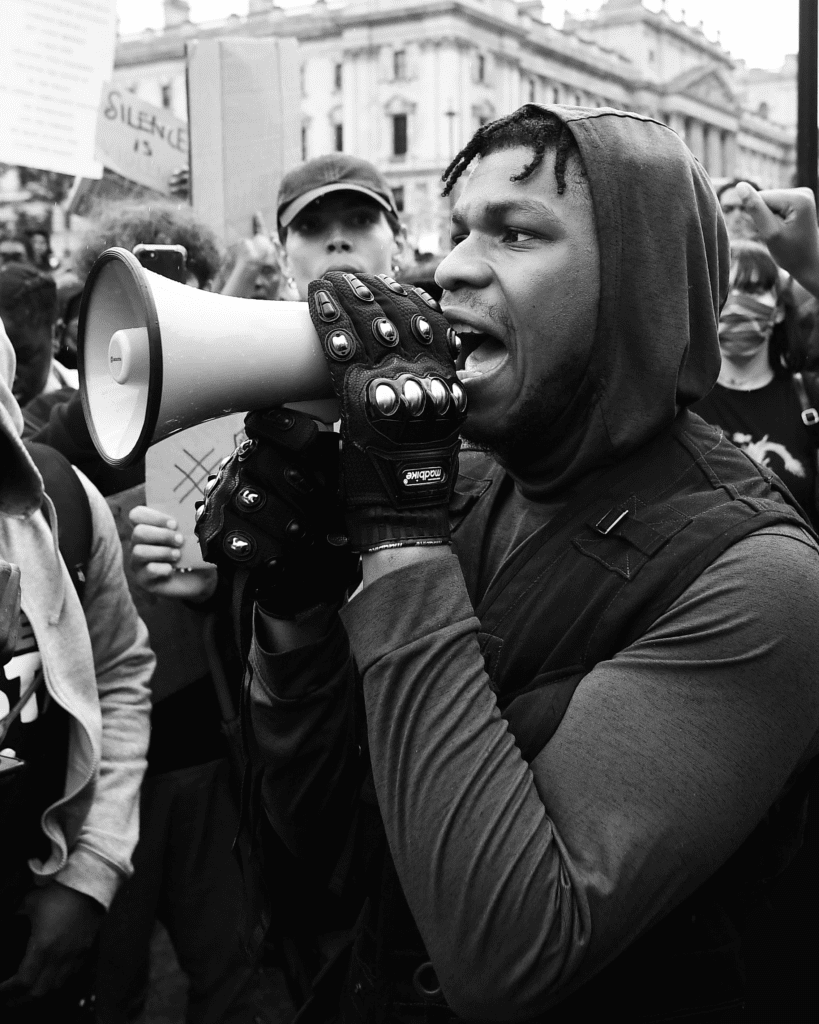 John Boyega in London [Source: Star Wars on Twitter]