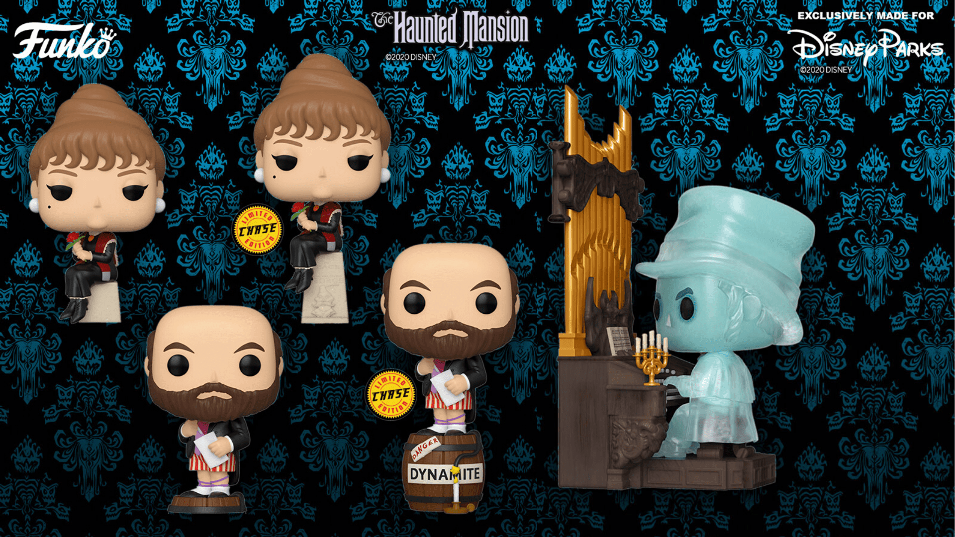 Haunted Mansion Stretching Room Portraits Funko Pop [Source: Box Lunch]