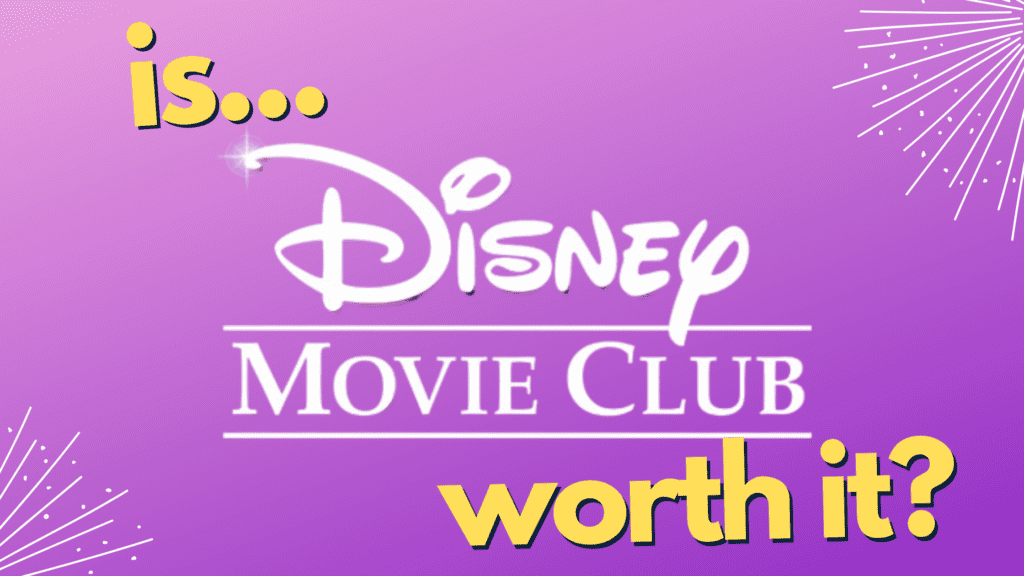 Is Disney Movie Club Worth It? Social Share Image and Pinterest Pin