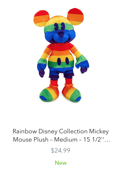 New Rainbow Disney Collection for Pride Month 2020 Mickey Mouse