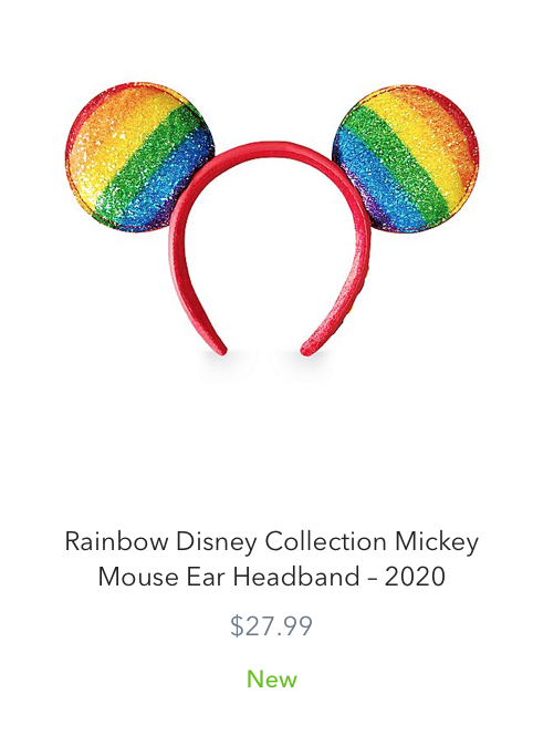 New Rainbow Disney Collection for Pride Month 2020 Minnie Mouse Ears