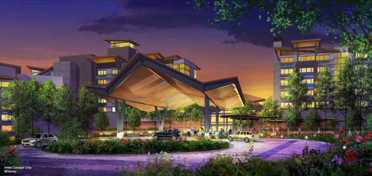 Lakeside Lodge at Disney World Concept Art [Source: Disney Parks Blog]