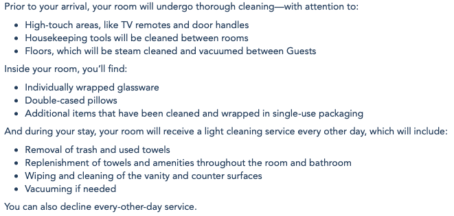 Housekeeping at Disney World Resort Hotels [Source: Disney World]