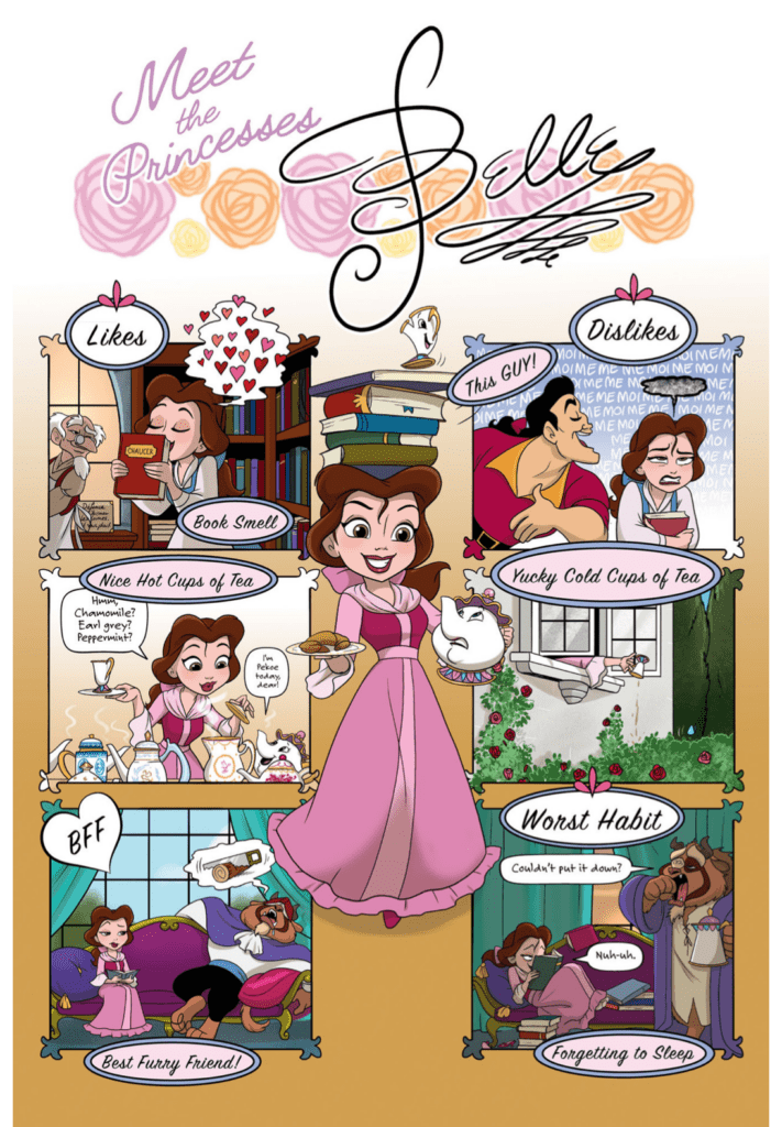 Disney Princess Comic Book Page Sample from Amazon [Source: Amazon]