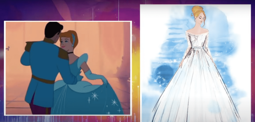 Cinderella Wedding Dress Sketch on GMA