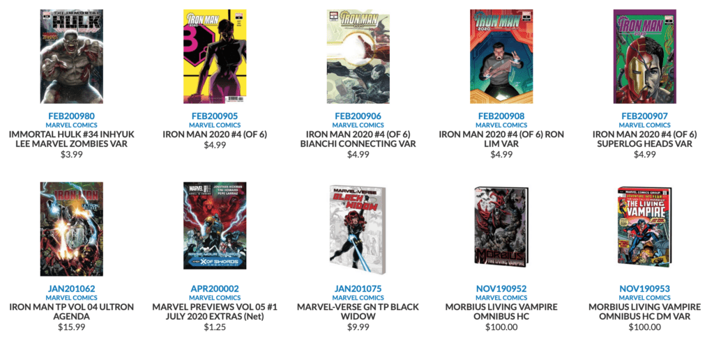 All the New Marvel Comics Coming Out June 24 [Source: Preview World]