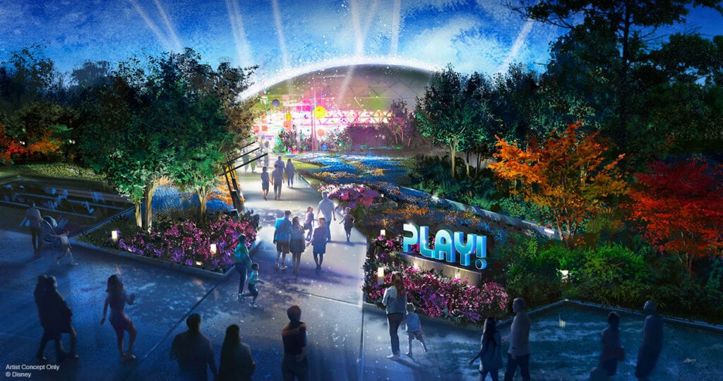 PLAY! Pavilion at Disney World Concept Art [Source: Disney Parks Blog]