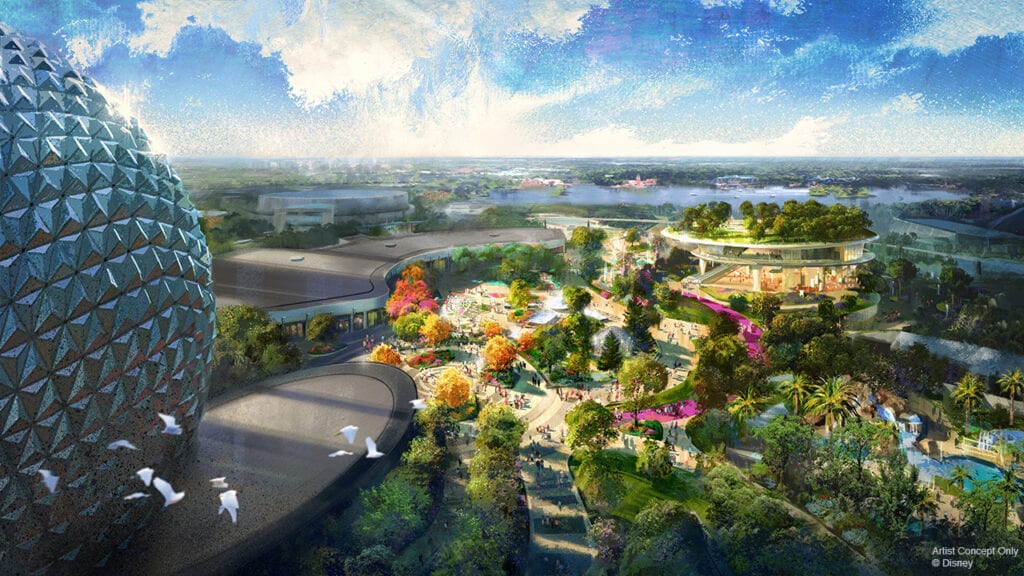 Dreamers Point at Disney World Concept Art [Source: Disney Parks Blog]