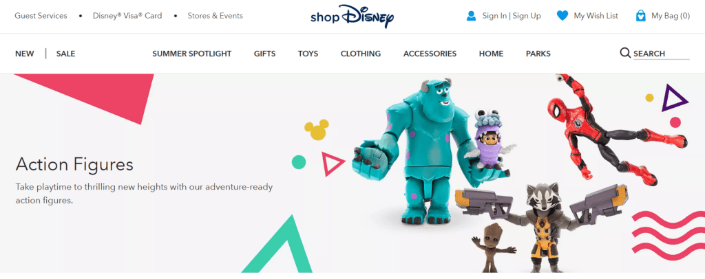 Shop Disney Page