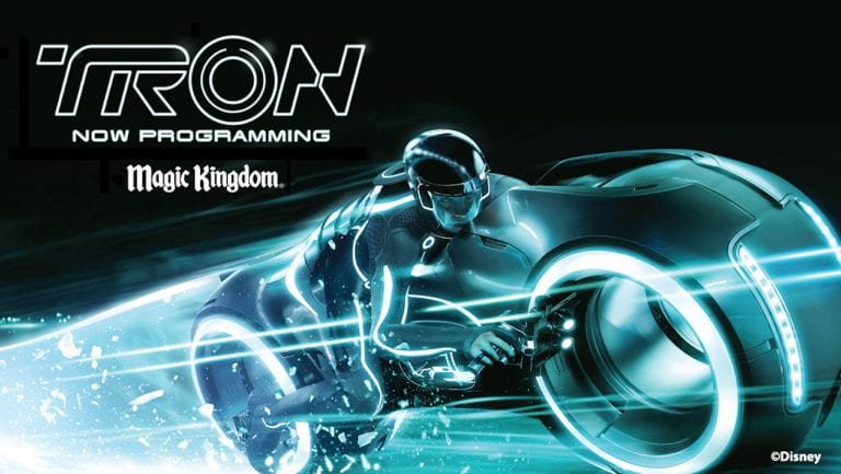 Tron Attraction at Disney World Official Poster [Source: Disney Parks Blog]