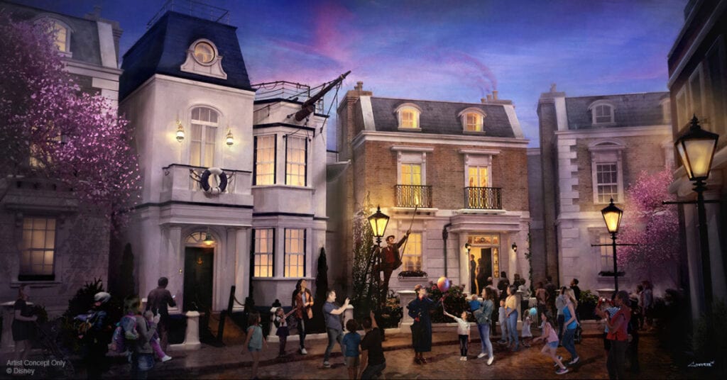 Cherry Tree Lane Concept Art [Source: Disney Parks Blog]