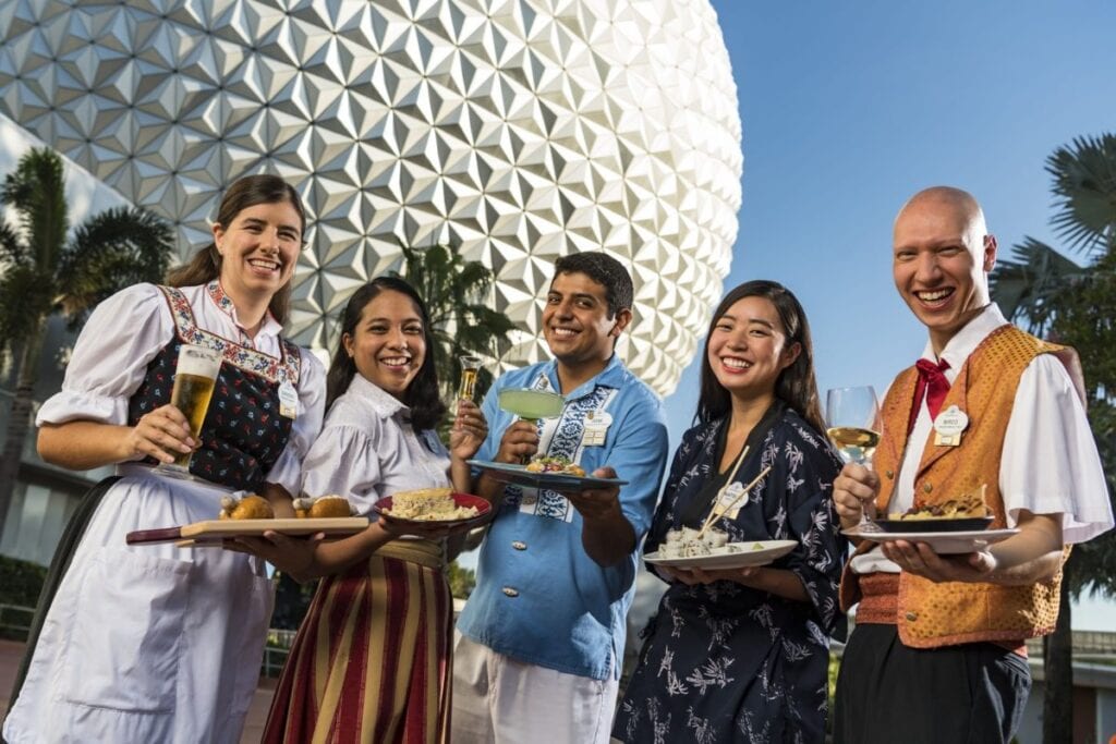 International Cast Members at World Showcase [Source: WDW News Today]