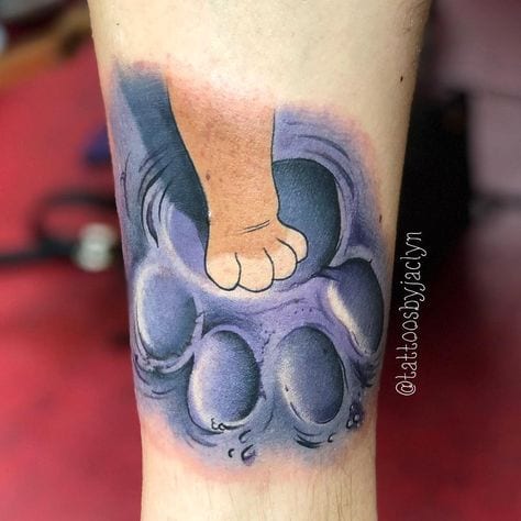 Lion King Sleeve Tattoo [Source: The Stir Cafe Mom]