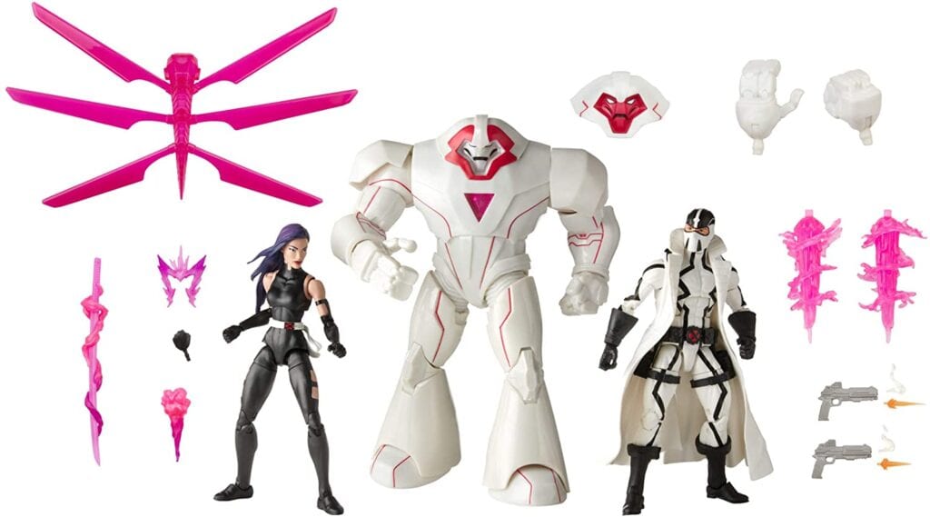 The recently announced Hasbro Marvel Legends Nimrod 3-Pack is now officially available for fans to pre-order on Amazon. The Marvel Legends Nimrod 3-Pack comes with Psylocke, Nimrod, and Fantomex. See all the marvelous details below.