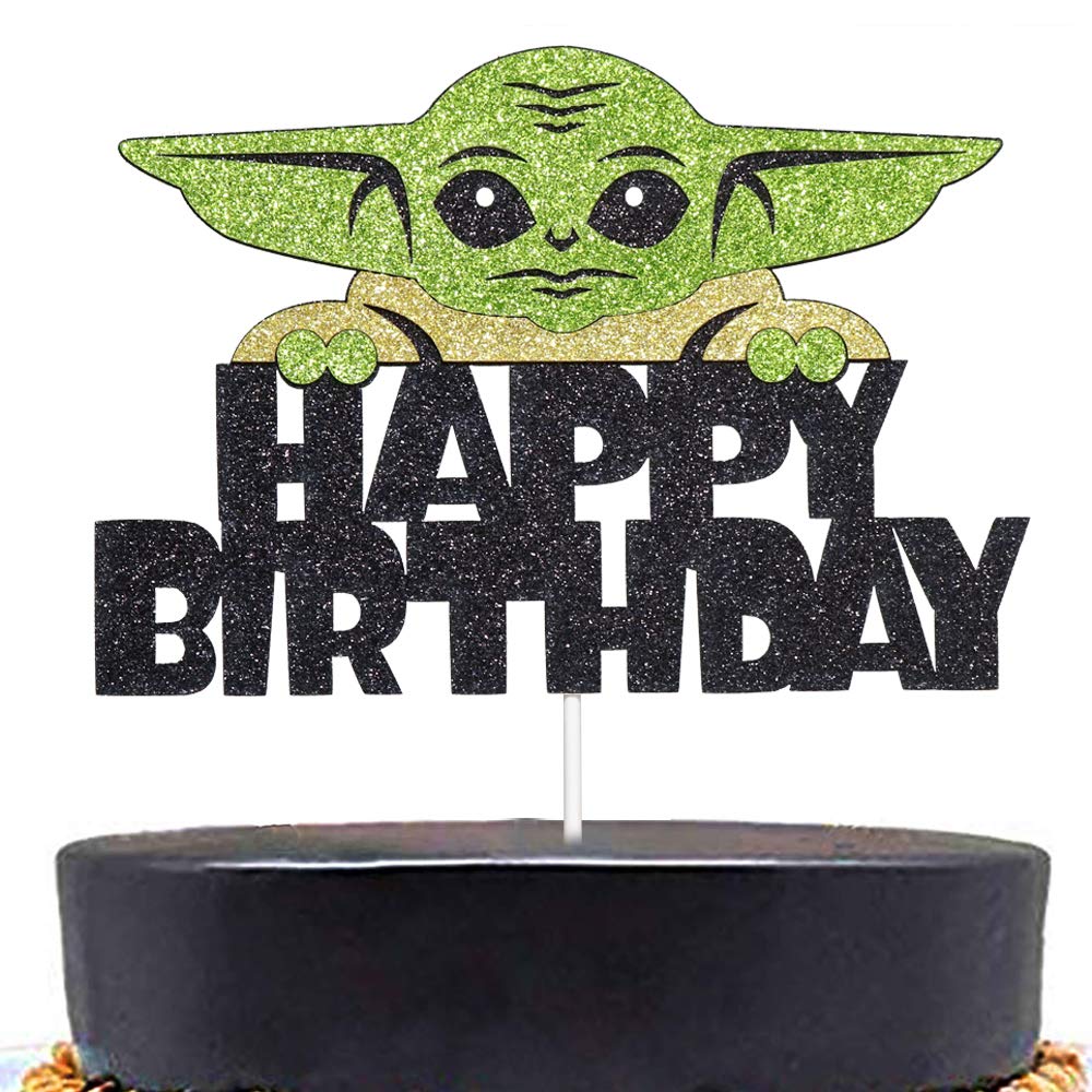 22 Totally Perfect Baby Yoda Cake Toppers for a Fun Star Wars Birthday [Source: Amazon]