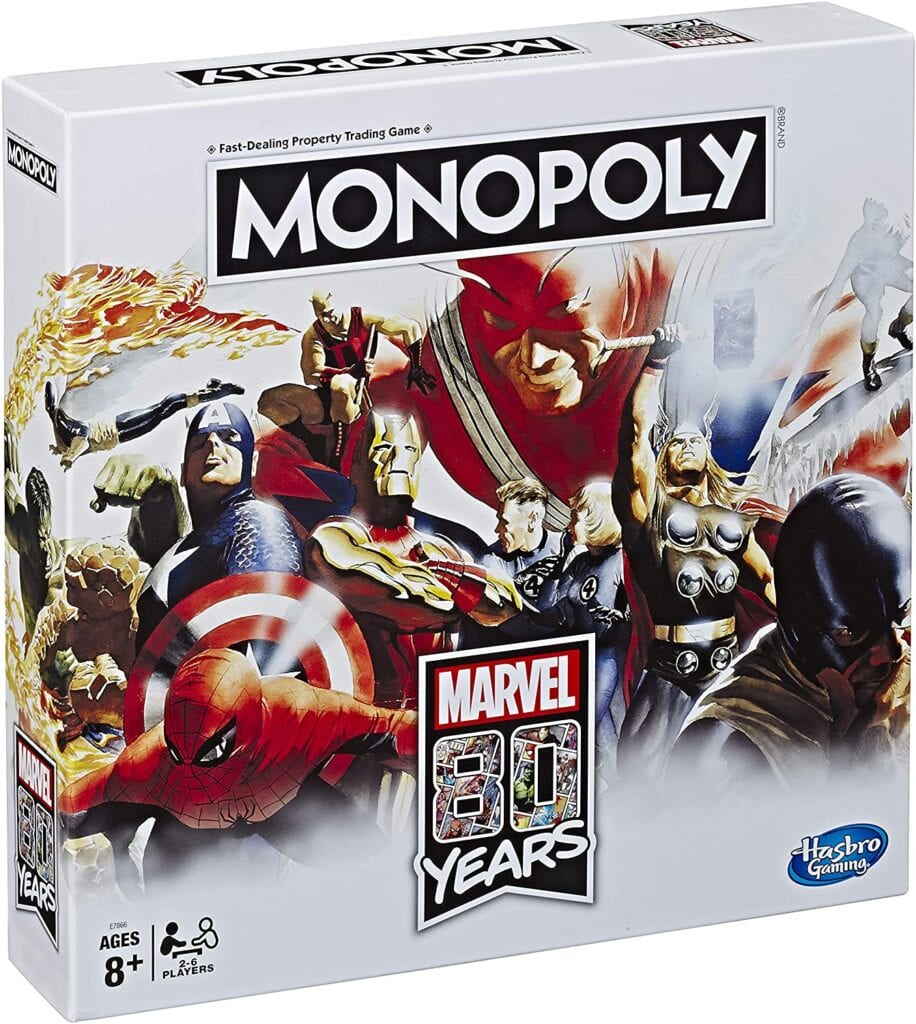 Monopoly Marvel 80 Years Edition Board Game