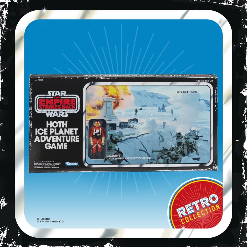 Planet Hoth Star Wars Ice Planet Retro Board Game [Source: Hasbro]