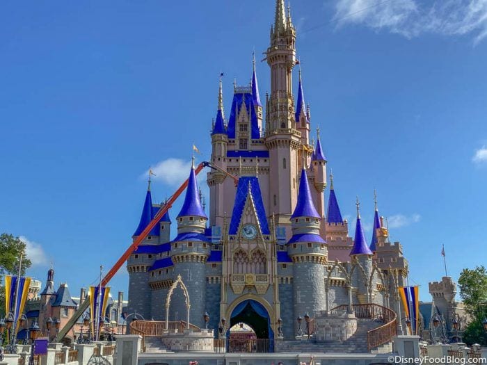 The New Disney World Castle Makeover Painting