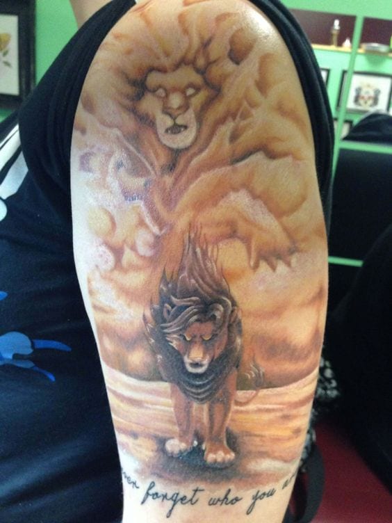 Lion King by Henry Barker TattooNOW