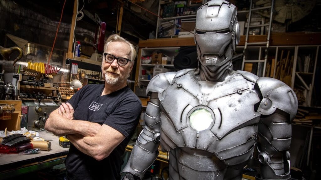 Adam Savage from Popular TV Series Mythbusters [Source: YouTube]