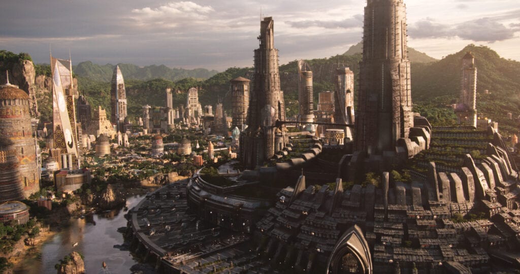 Wakanda in Marve's Black Panther Movie [Source: Marvel]