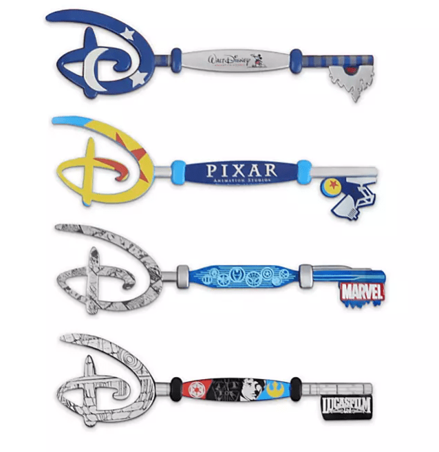 Disney Studios Collectible Key Set: Full Collection [Source: Disney]