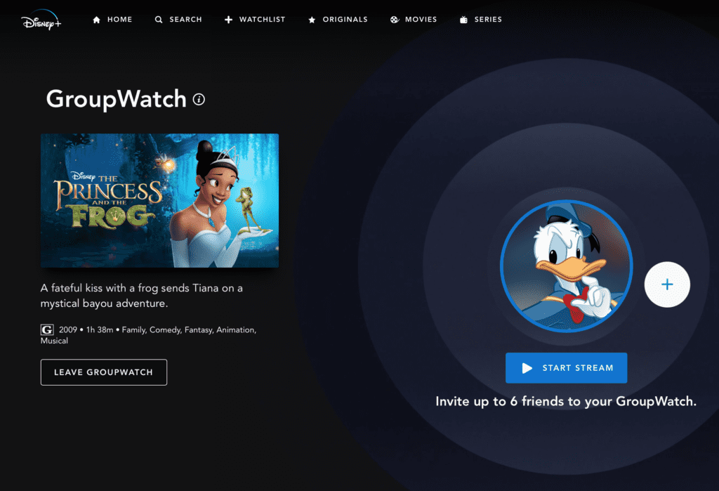 Disney Plus Group Watch Instructions