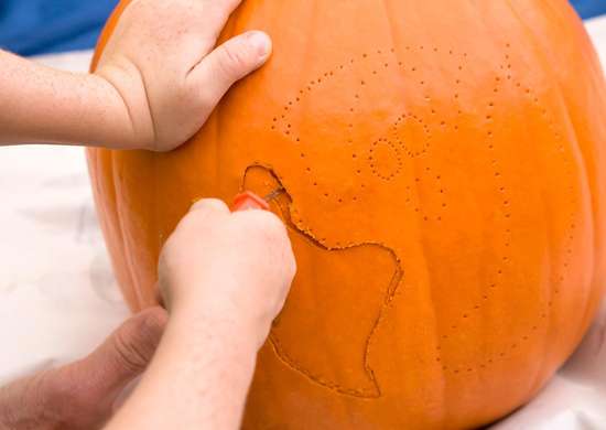 Halloween Pumpkin Carving Technique [Source: Bob Vila]