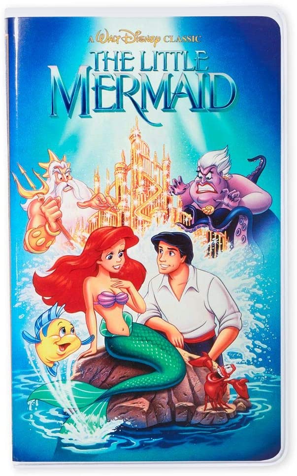 Little Mermaid Disney VHS Notebook Journals